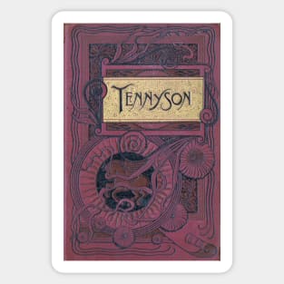 Tennyson 1890 Book Cover Sticker